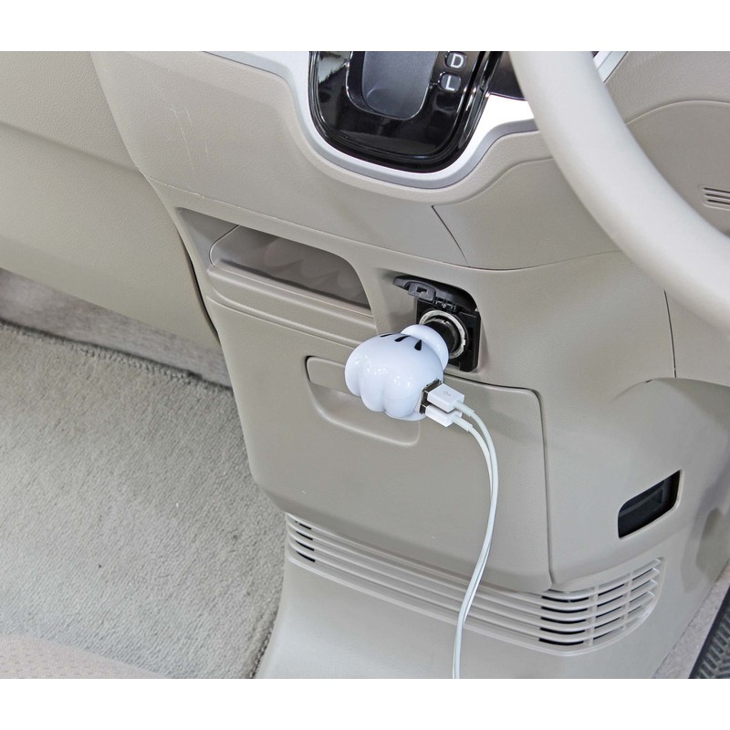 ナポレックス(Napolex) 車用シガーソケット USB端子2口 USB2 4A 12V車専用ヒューズ付10A(30mm) 通電モニター付 タブレット スマホ同時充電可 カー用品