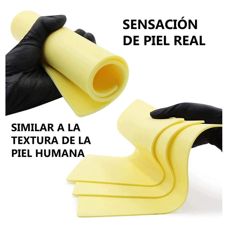 Piel Sintética Para Tatuar Piel De Practica Microblading 5pz