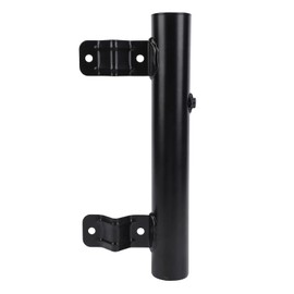 RV Ladder Mounted Flagpole Holder, 12 Inch Adjustable RV Ladder Flag Pole Mount Bracket, Heavy Duty Metal Flag Holder for RV Ladder Rails