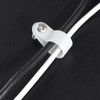 Rierdge 100 Pcs 1/2 Inch R-Type Clip Clamp, Nylon P-Type