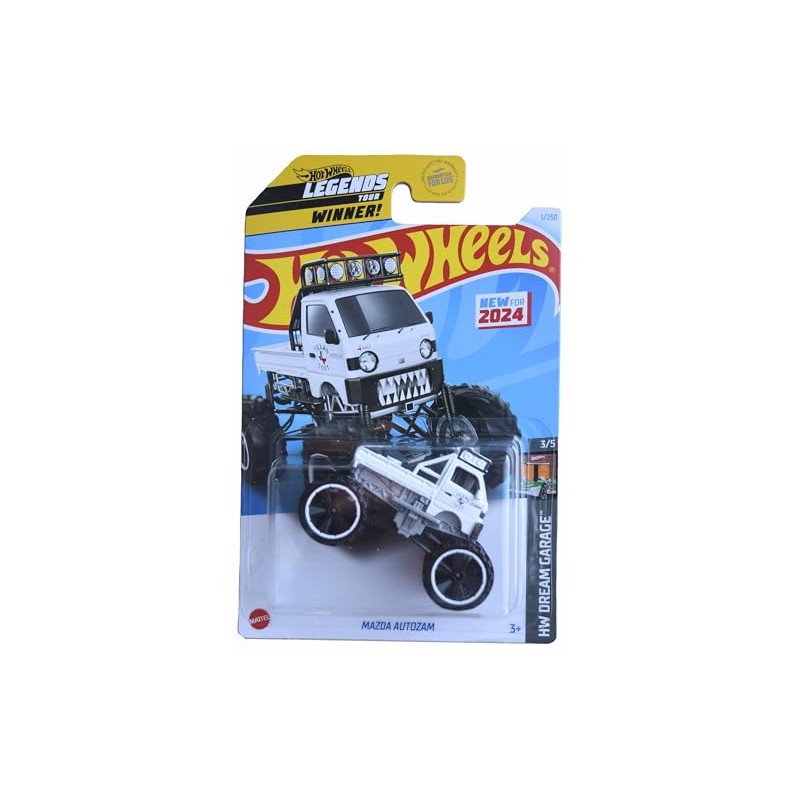 Mattel Hot Wheels Mazda Autozam, HW Dream Garage 3/5 [White]