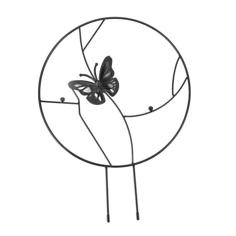 2PCS Flower Plant Support Stand Iron Climbing Frame for Home
