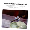 NUOBESTY Watercolor Painting Set 5 Layer Ceramic Mixing Trays Paint