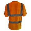 Orange Hi Vis T-Shirt Reflective Safety Tee Shirt, Conforms to