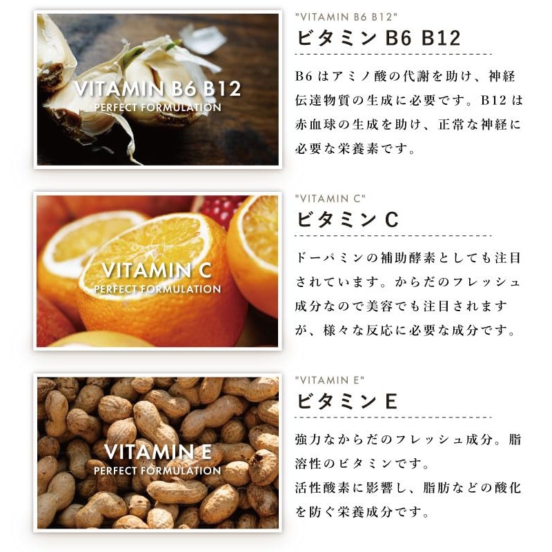 モチベーション 集中 ドーパミン サプリ ムクナエキス1袋12600mg ホスファチジルセリン イチョウ葉 シベリア人参 腸溶性