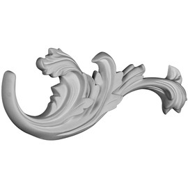 Ekena Millwork ONL08X03X01DY-R Dylan, RightUrethane Onlays, 8 1/4"W x 3 1/2"H x 1"P, Primed