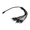 exgoofit 2-Pack DC 1 Female to 8 Male Output Power