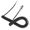 Radio Microphone Cable Replacement Female Hand Mic Cord with Prewired