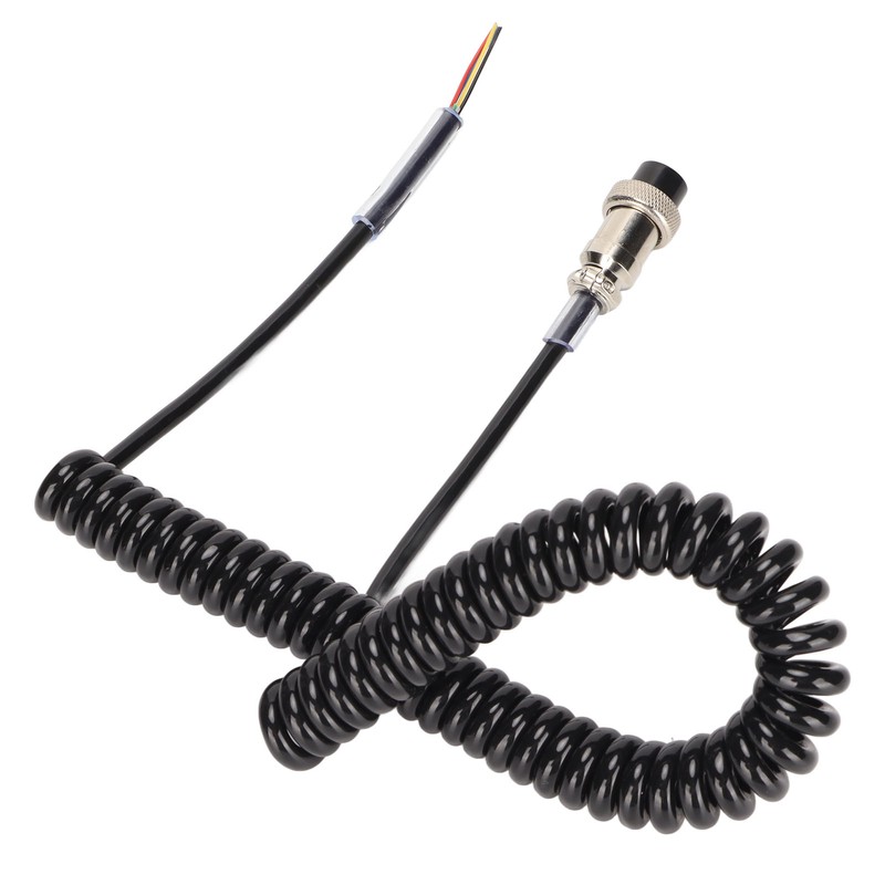 Radio Microphone Cable Replacement Female Hand Mic Cord with Prewired