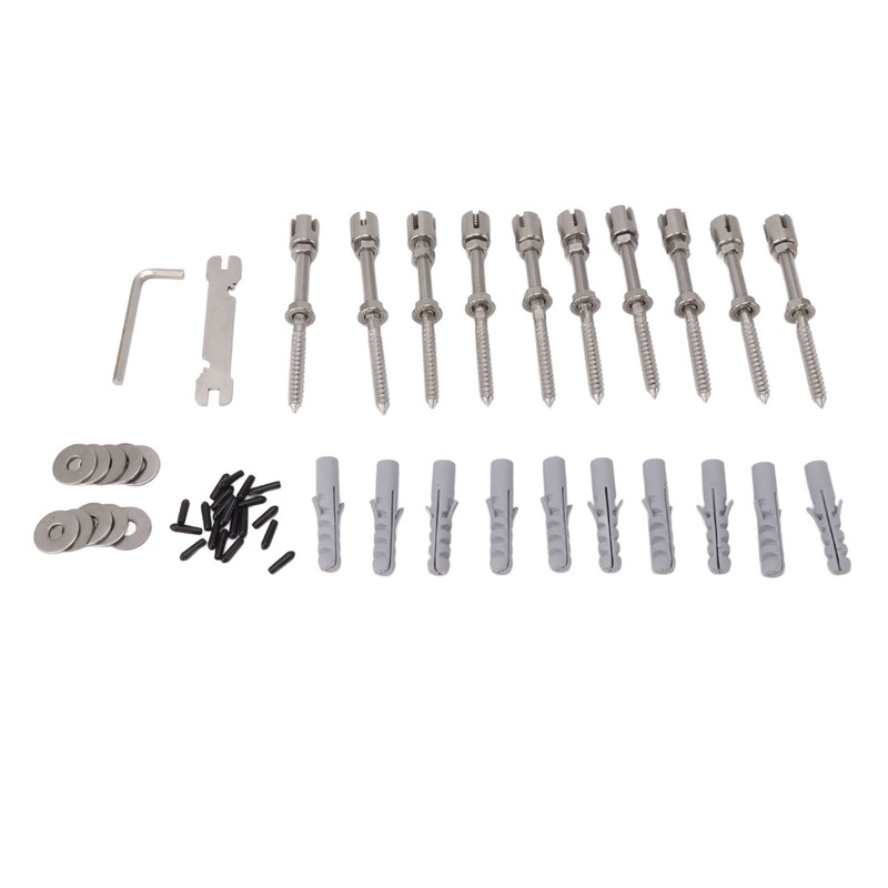 Wire Trellis Stainless Steel Modern Flexible Layout Invisible Strong Load