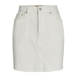 JACK & JONES Women's Jjxx Jxhazel Short Skirt Hw Rh AKM Denim Ln Skirt, Ecru/Detail:AKM12