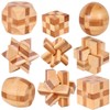Chonor 12-Piece 3D Puzzle Brainteaser Thinking Game Set Made of