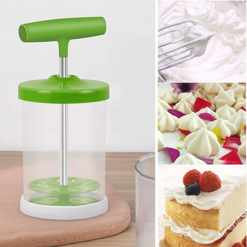 Manual Whipping Cream Dispenser Handheld DIY Whipped Cream Dispenser Professional