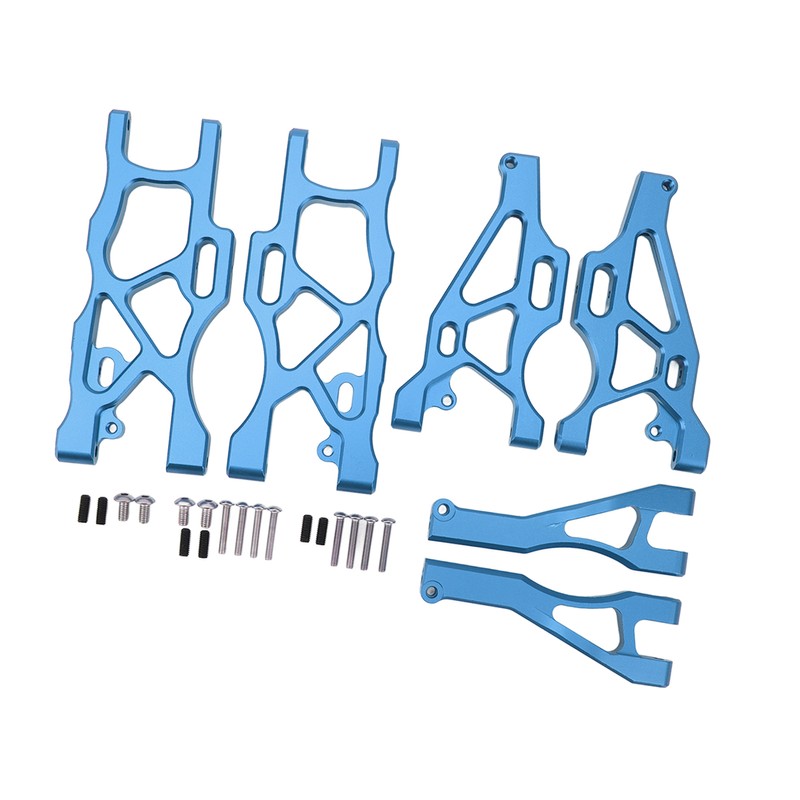 RC Front Rear Suspension Arm Set Aluminum Lower Upper Swing