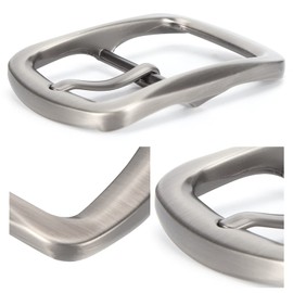 Ajustador de Hebilla de Cinturón Hebilla de Latón de Cobre Accesorios Productos Hebillas de Cinturón de Cintura de Cubo Ancho Retro (Hebilla de cinturón tipo A)