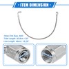 X AUTOHAUX AN3 Car Turbo Oil Feed Line 90° to