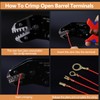 Upgraded Wire Crimping Tool, Amliber Ratchet Wire Crimper Tool for