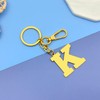 Initial Letter Keyring Initial K Key Ring for Purse Handbags