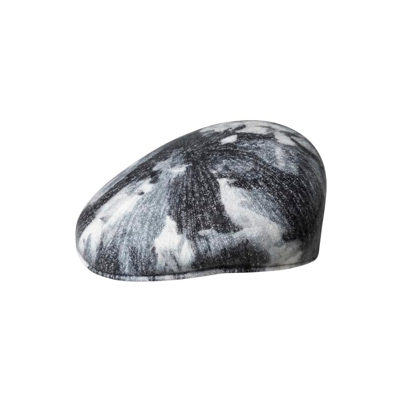 Kangol Heathered Tie Dye 504 Hat - Black/Grey/M Ivy Caps