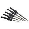 Meichoon Countersink Drill Bit Set 5 Pieces Hex Shank 3