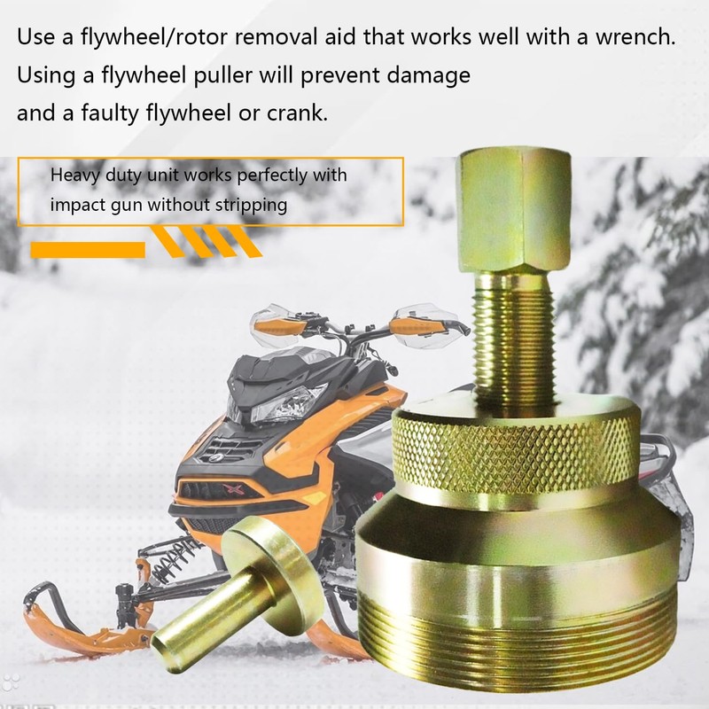 BIGLKNM Snowmobile Flywheel Puller Compatible with Ski-Doo, Works on 2017-2021