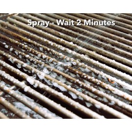 Q-Swiper 2-Minute Miracle Grill & Grate Cleaner | Fast-Acting and Non-Toxic | Cleans and degreases BBQ and Oven cooking grates, racks and walls | Use on Exterior too | Includes Scrub Clean Cloth