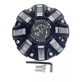 Panther Off-Road Gloss Black Chrome Wheel Center Cap CAP OR-D2 CAP OR-D + SCREW