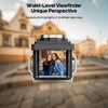 CHUZHAO Mini Retro Digital Camera - Vintage TLR Style Point