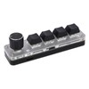 One Handed Mechanical Keyboard 4 Key with Adjustable RGB DIY