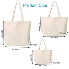 Cotton Canvas Tote,Hand Tote Shopping Bags, Eco Friendly Shoppers,A pack of 3 natural cotton shopping tote bags of different sizes,Natural canvas reusable shopping bag