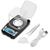 KUBEI 100g/0.001g USB Charging Milligram Scale, Mini High Precision Gram