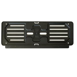 GammBC® Car Registration Plate Holder Plastic Polypropylene High Strength Heavy Duty Universal Black