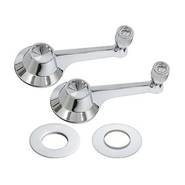 Auto Krafters Compatible/Replacement For LH RH Pair Manual Window Regulator Crank Handles 1964-65 Falcon Mustang 1964-66 Thunderbird (EBC4SZ-6323342KT)