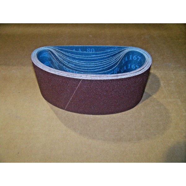 Unbranded PREMIUM A/O, X-WEIGHT SANDING BELTS 3" X 21", 10