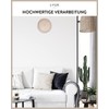 LUUK LIFESTYLE Modern Quartz Wall Clock in Scandinavian Design with