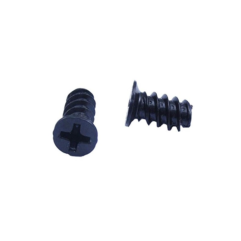 Computer Case Fan Mount Screws, Cross Screw, Black, 50 Pieces