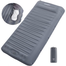 Origem Air Mat, 5.5 inches (14 cm) Thick, Ultra Lightweight: Sleeping Mat, Foot Type, Infinite Connection, Pillow Included, Comfortable for Sleeping, Air Mat, Camping, Outdoors, Disasters, Camping