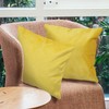 Betadistor Orange Cushion Covers 18x18Inch 2-Pack: Soft Decorative Throw Pillow
