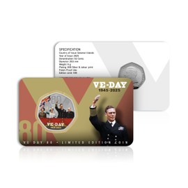 World War II VE Day 80th Anniversary 2025 BU Silver Coin 2025 Limited Edition