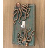 Top Brass Large Octopus/Kraken Electrical Cover Wall Plate Bronze/Verdigris Finish