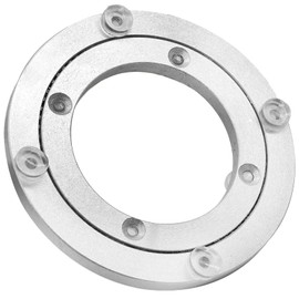 Lazy Susan Bearing, Heavy Duty Aluminium Alloy Turntable Bearing Swivel Plate Lazy Susan Rotating Bearing Round Smooth Swivel Turntable Hardware for Dining Table,4"