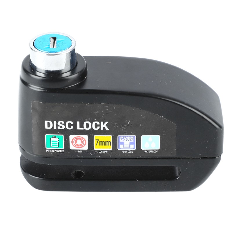 Bicycle Alarm Disc Lock Security Alarm Disc Brake Lock Riding