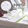 Zkaoai Tablecloth White, Pack of 4 Rectangular White Tablecloths, Waterproof