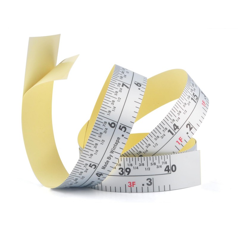 WIN TAPE Workbench Ruler Adhesive Backed Tape Measure - 40