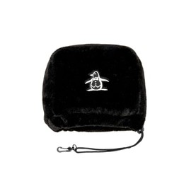 Munsingwear MG5SHC60M Men's BK00 Head Cover, Iron Cover, Club Protection, One Point, Black, Golf, BK00 (Black)