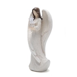 Hodao Beautiful Handmade Angel Sculpture, Home Decor Symbol of Protection and Blessings
