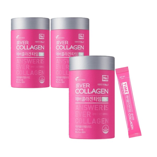 Ever Collagen Time 90-day supply (30 packets x 3 containers) / 에버콜라겐 타임 90일분 (30포 x 3통)