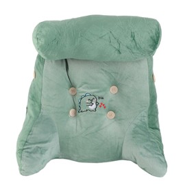 Backrest Pillow Washable Removable Cover Soft Cartoon Animal Back Support Cushion for Office Chair Bedside Dinosaur