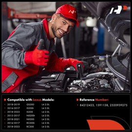 A-Premium Set of 4 Fuel Injectors Compatible with Lexus IS200t 2016-2017, IS300 2018-2023, NX200t 2015-2017, NX300 2018-2021, GS300 2018-2019, RC200t 2016-2017, RC300 2018-2023, 2.0L