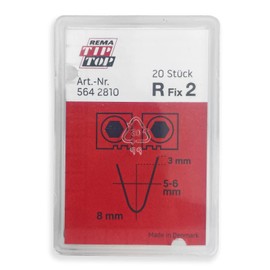 Rema TIP TOP R-2 Tire Regroover Round Edge Blades, 5-6mm Wide, up to 8mm deep, Professional Replacement Blades for Truck and Farm Tire Regrooving